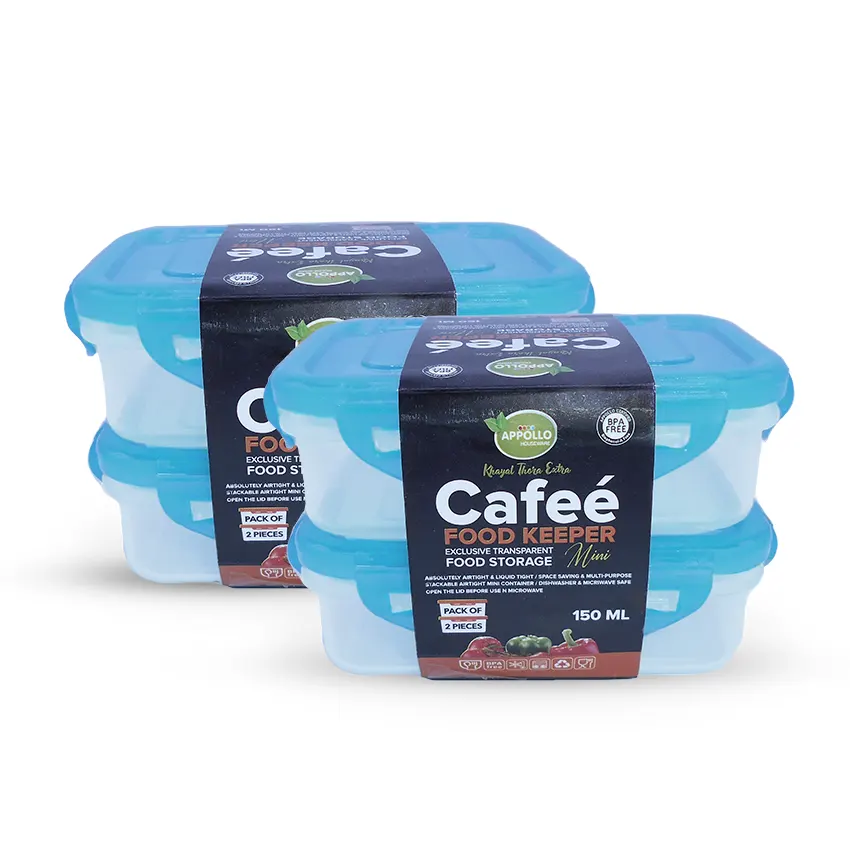 Cafee Food Keeper Pack of 4 XS - (150ml) - Image 3