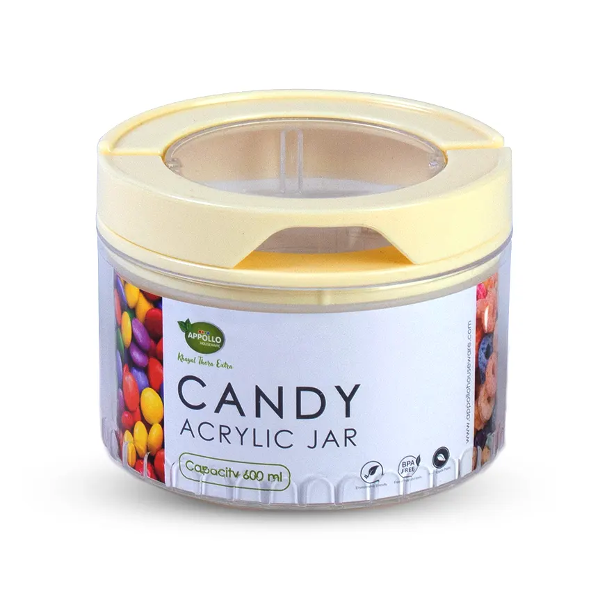 Candy Acrylic Jar Small - (600ml) - Image 3