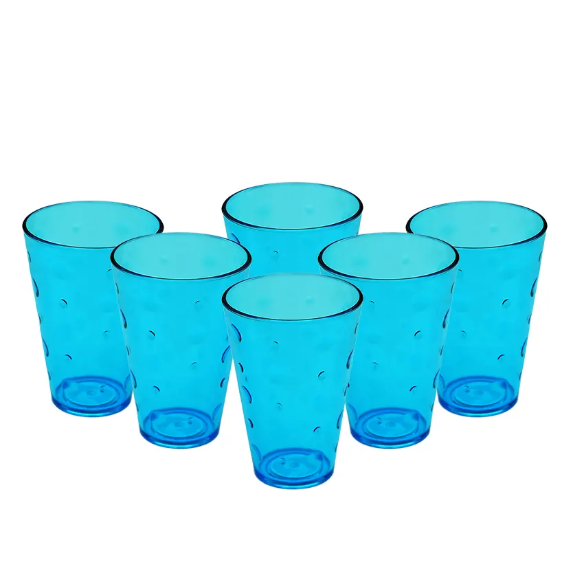 Party Acrylic Glass M-3 Pack of 6 - (250ml) - Image 3
