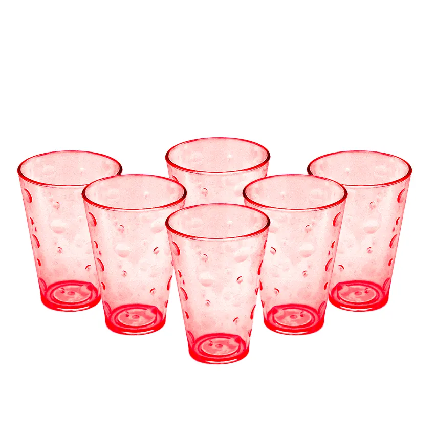 Party Acrylic Glass M-3 Pack of 6 - (250ml) - Image 4
