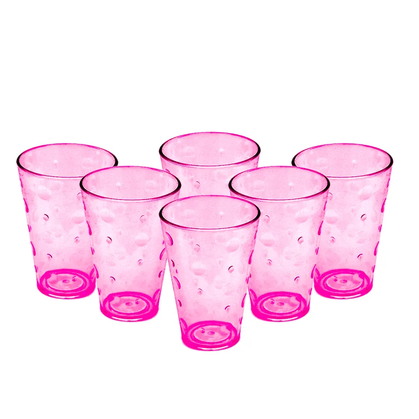 Party Acrylic Glass M-3 Pack of 6 - (250ml) - Image 5