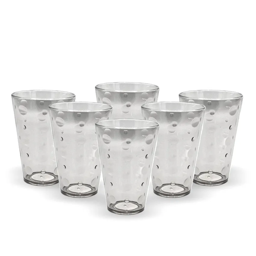 Party Acrylic Glass M-3 Pack of 6 - (250ml) - Image 7