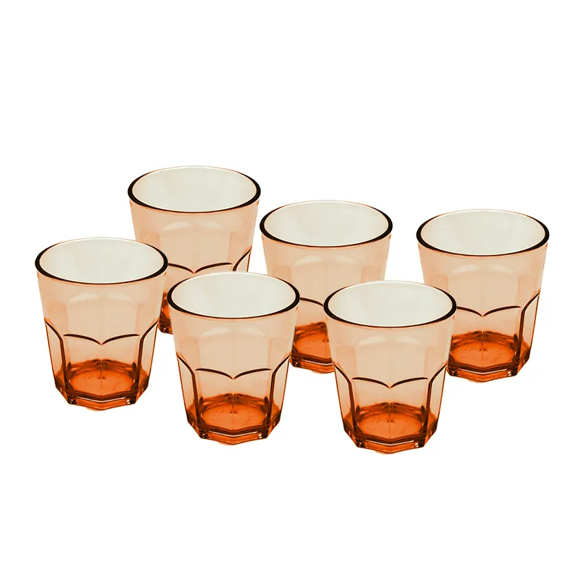 Party Acrylic Glass M-4 Pack of 6 - (250ml) - Image 5