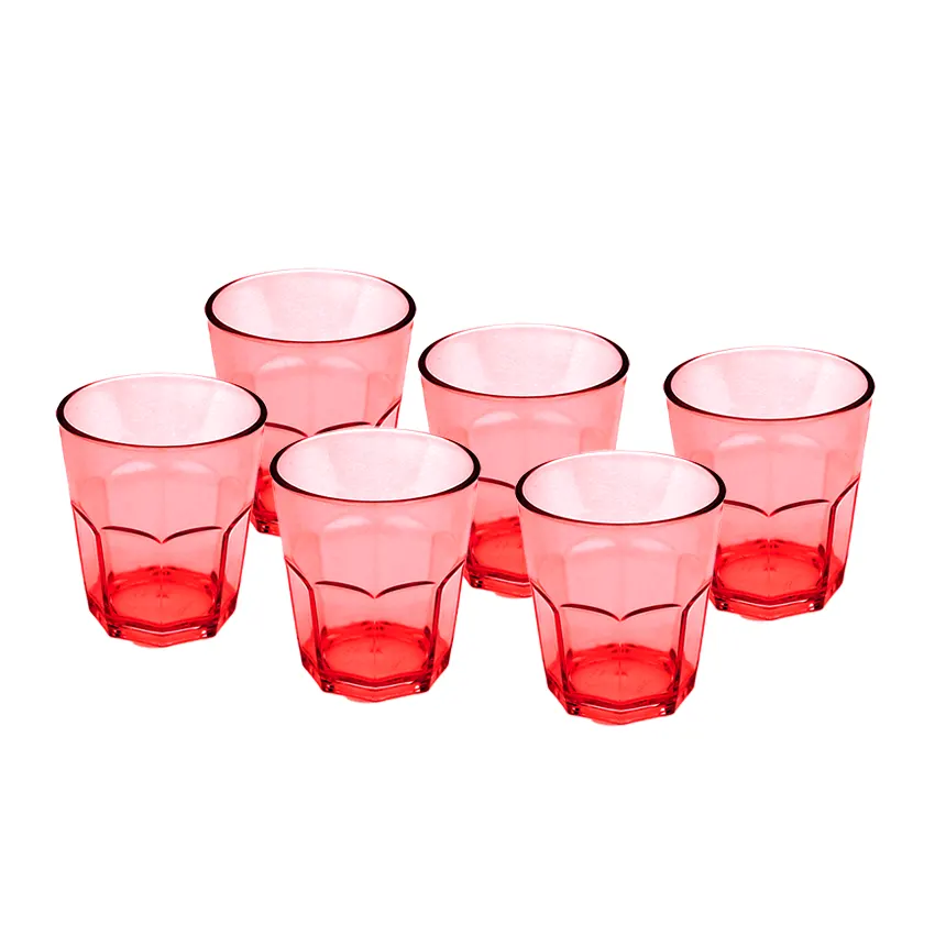 Party Acrylic Glass M-4 Pack of 6 - (250ml) - Image 6
