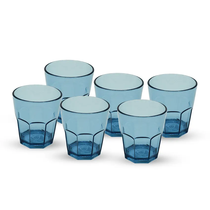 Party Acrylic Glass M-4 Pack of 6 - (250ml) - Image 7