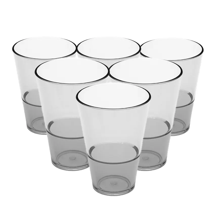 Party Acrylic Glass M-6 Pack of 6 - (250ml) - Image 2