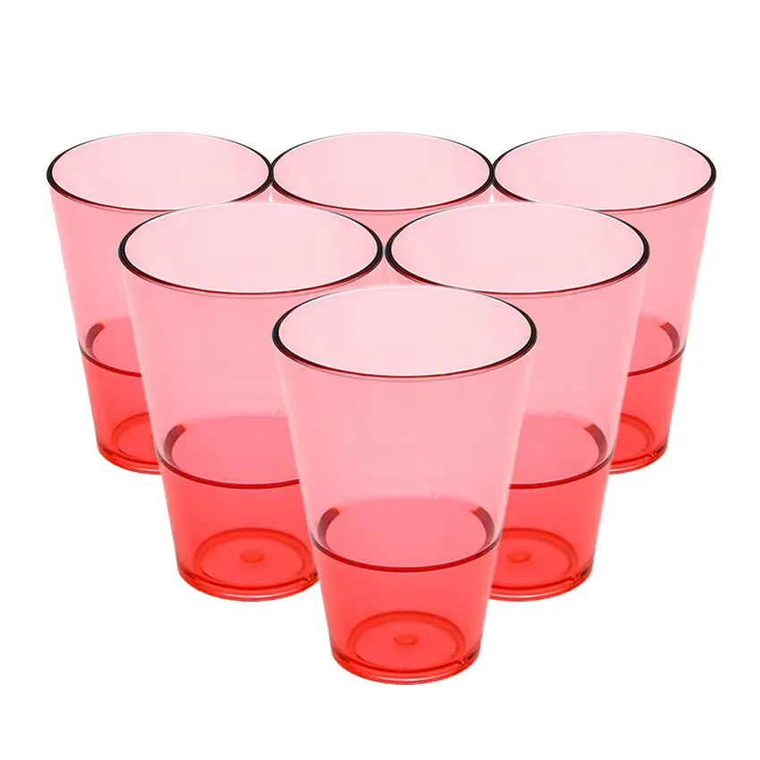 Party Acrylic Glass M-6 Pack of 6 - (250ml) - Image 3