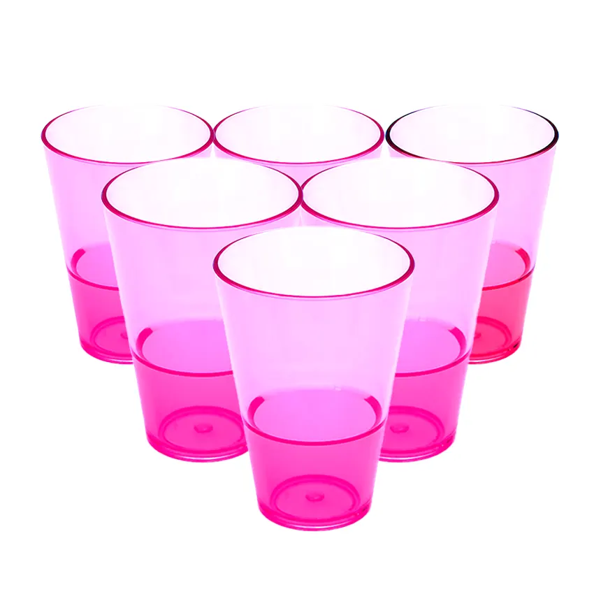 Party Acrylic Glass M-6 Pack of 6 - (250ml) - Image 5