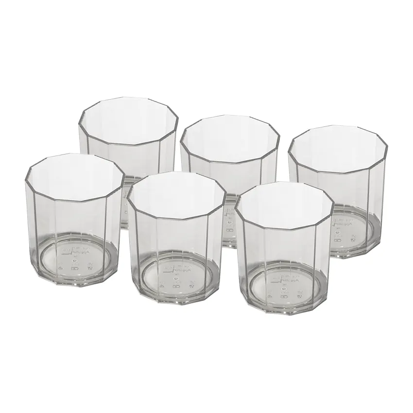 Party Acrylic Glass M-7 Pack of 6 - (250ml) - Image 4