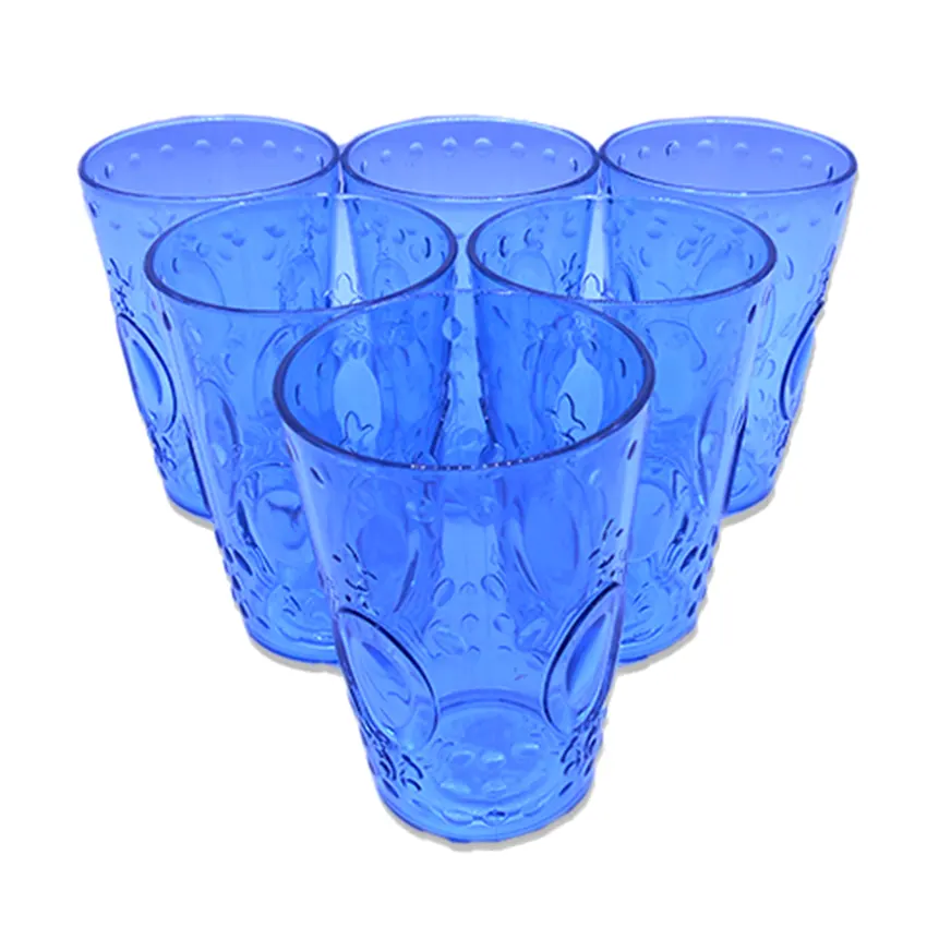 Party Acrylic Glass M-9 Pack of 6 - (250ml) - Image 3
