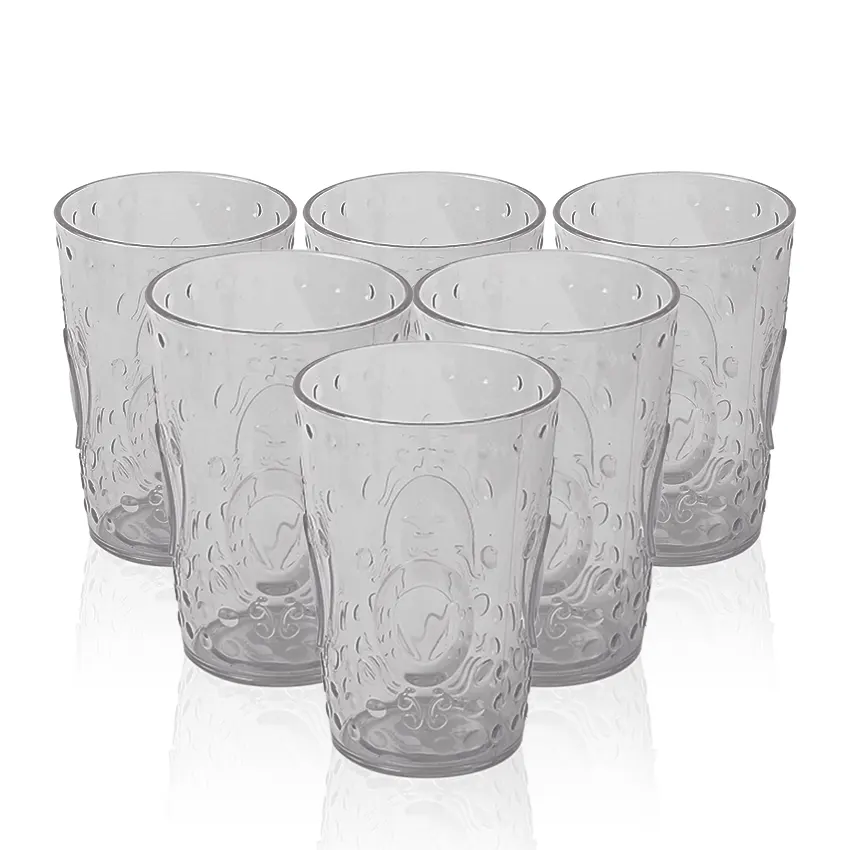 Party Acrylic Glass M-9 Pack of 6 - (250ml) - Image 4