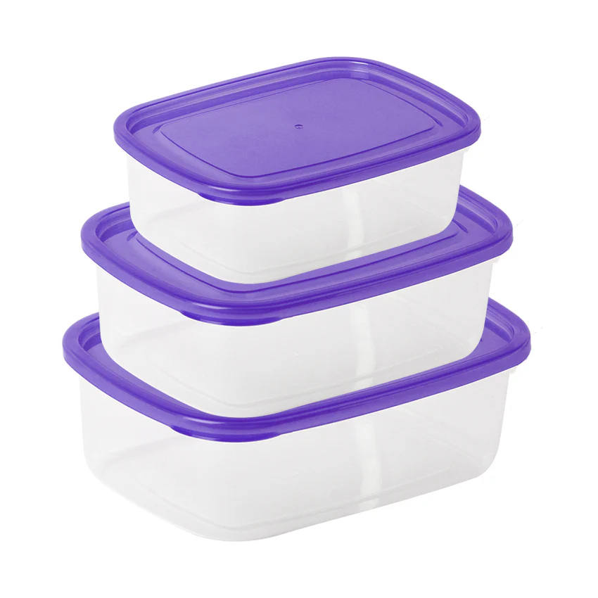 Crisper Food Container Pack of 3 - (S/M/L) - Image 3