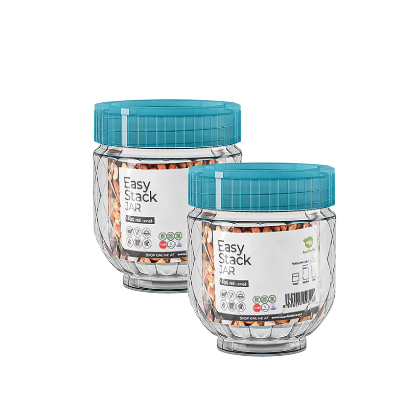 Easy Stack Jar Pack of 2 Small - (400ml) - Image 3