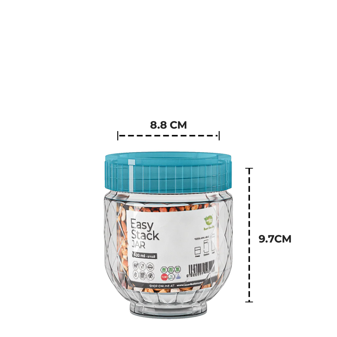 Easy Stack Jar Pack of 2 Small - (400ml) - Image 4
