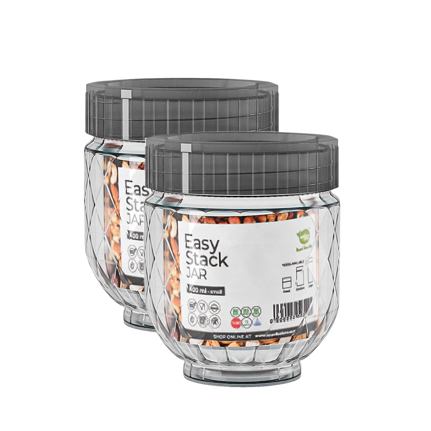 Easy Stack Jar Pack of 2 Small - (400ml) - Image 5