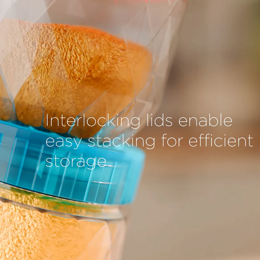 Easy Stack Jar Pack of 2 Small - (400ml) - Image 8