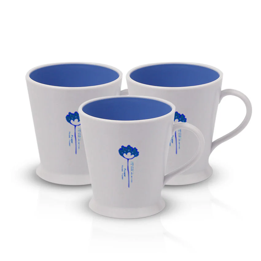 Flower Mug Pack of 3 - (250ml) - Image 4