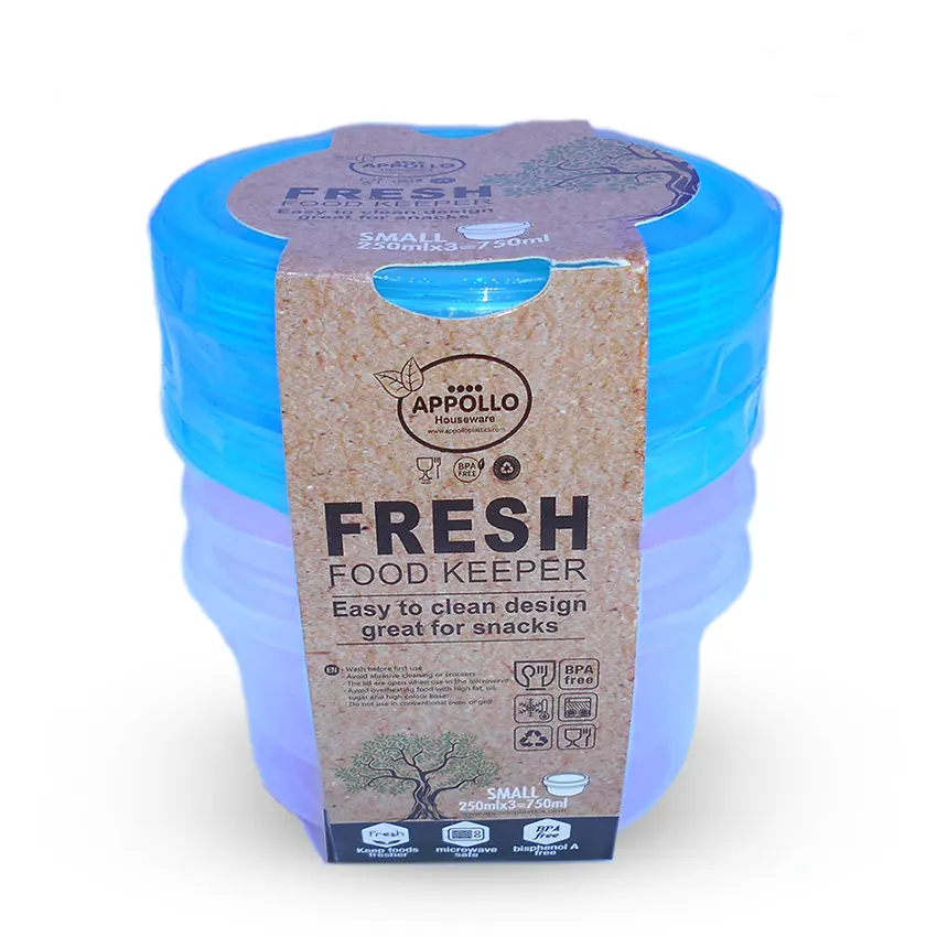 Fresh Food Container Pack of 6 Small - (250ml) - Image 3