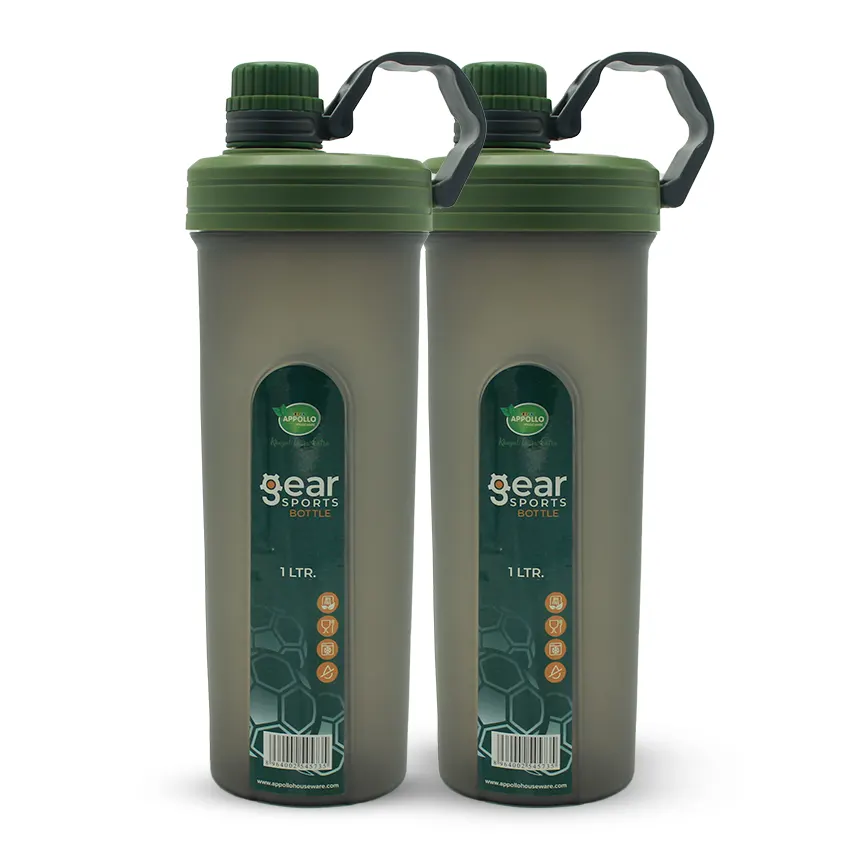 Gear Sports Water Bottle Large Pack of 2 - (1Ltr) - Image 4