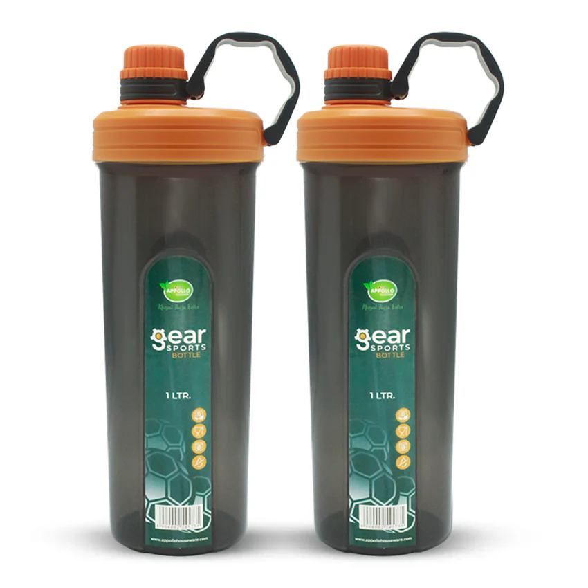Gear Sports Water Bottle Large Pack of 2 - (1Ltr) - Image 5
