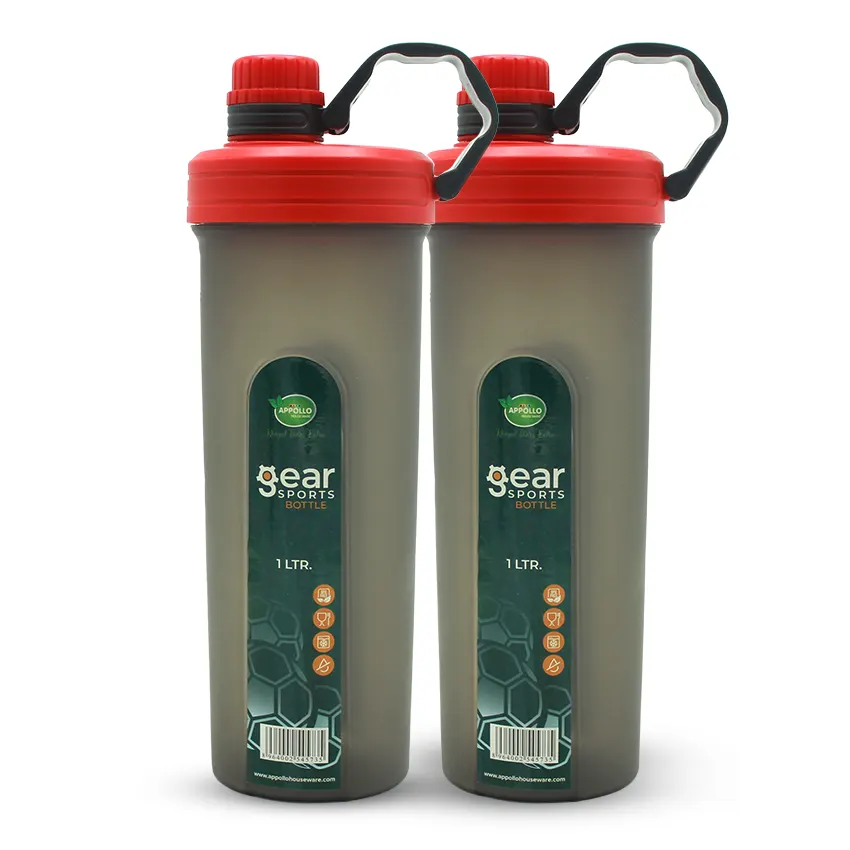 Gear Sports Water Bottle Large Pack of 2 - (1Ltr) - Image 8
