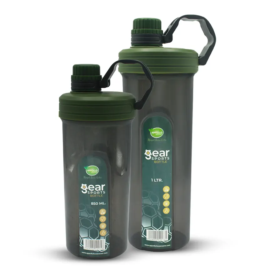 Gear Sports Water Bottle Pack of 2 - (850ml & 1Ltr) - Image 2