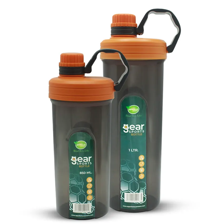 Gear Sports Water Bottle Pack of 2 - (850ml & 1Ltr) - Image 3