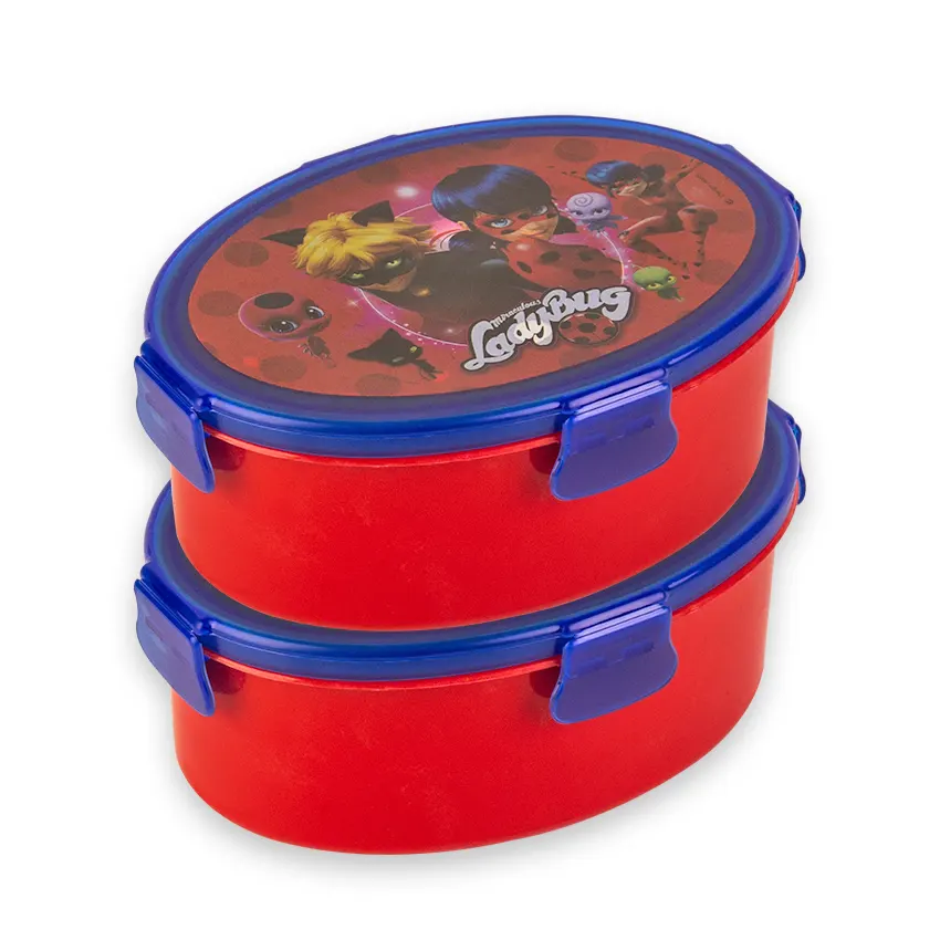 Oval Lunch Box Pack of 2 - (500ml) - Image 3