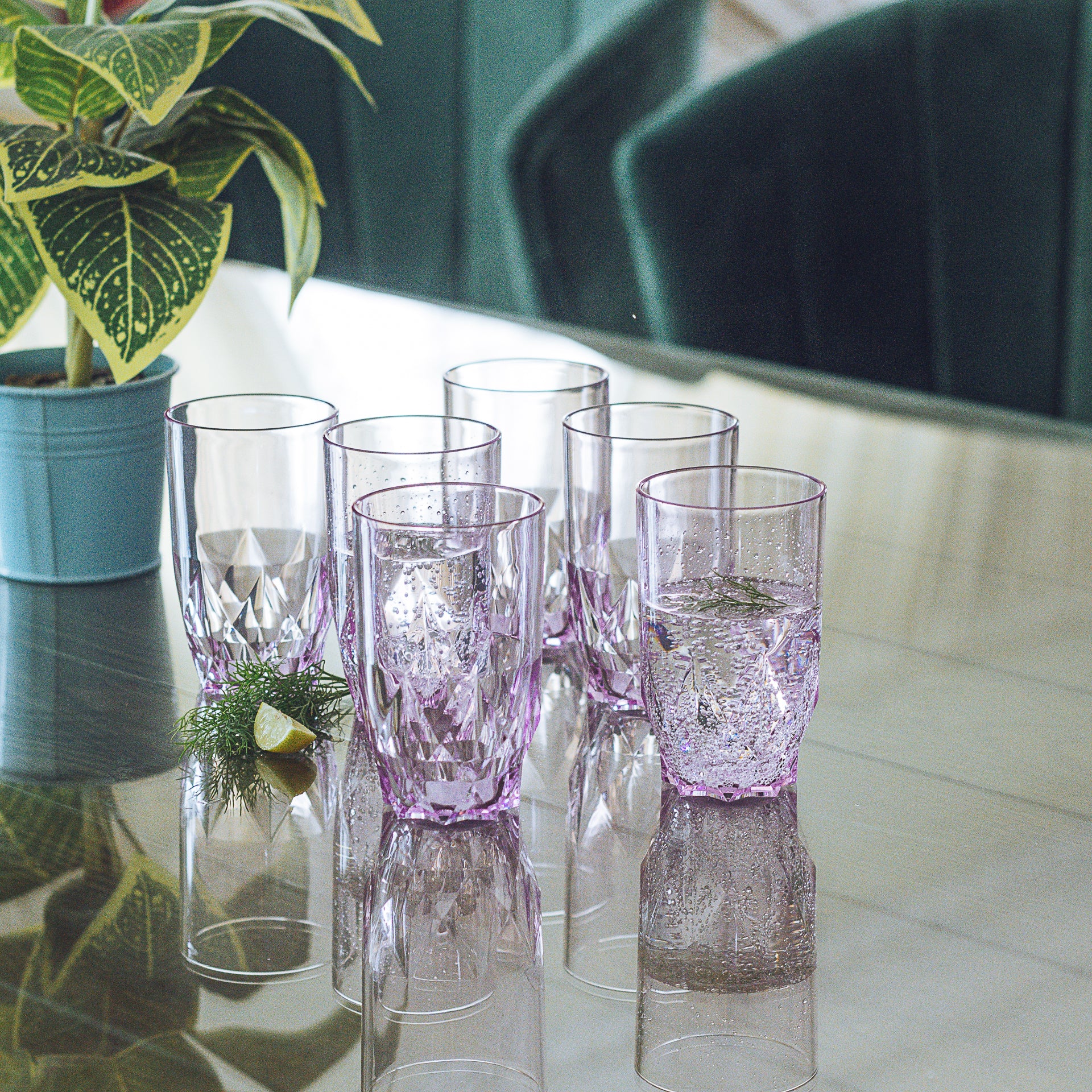 Party Acrylic Glass M-11 Pack of 6 - (250ml) - Image 5