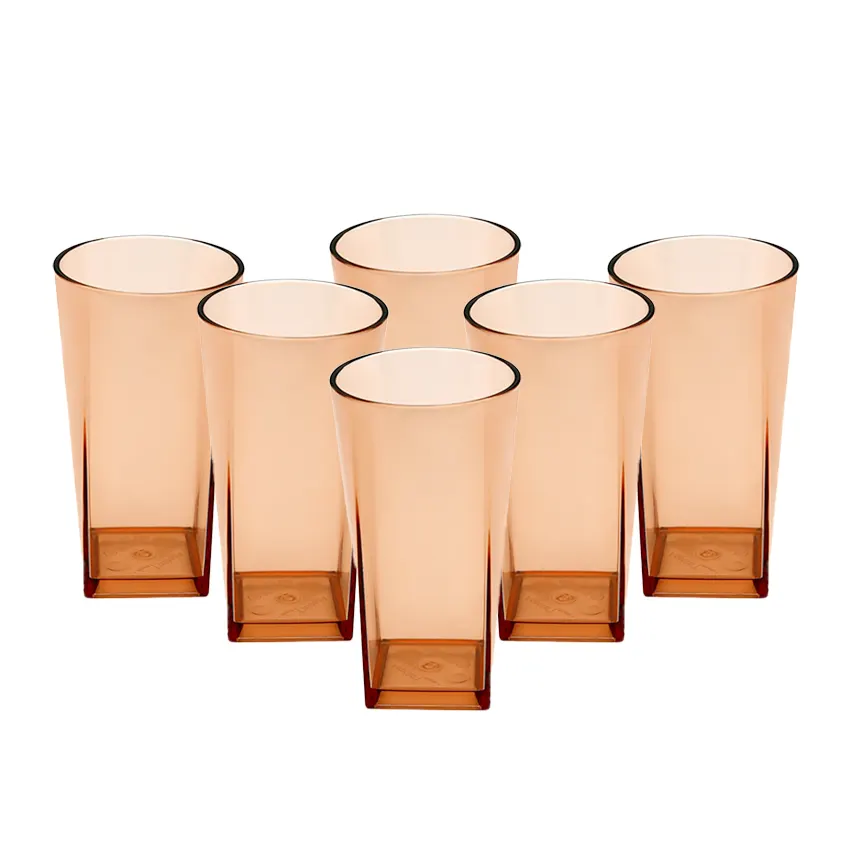 Party Acrylic Glass M-2 Pack of 6 - (250ml) - Image 3