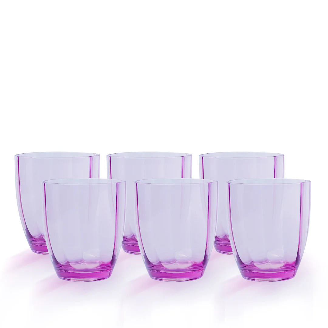 Real Acrylic Glass M-2 Pack of 6 - (400ml) - Image 2
