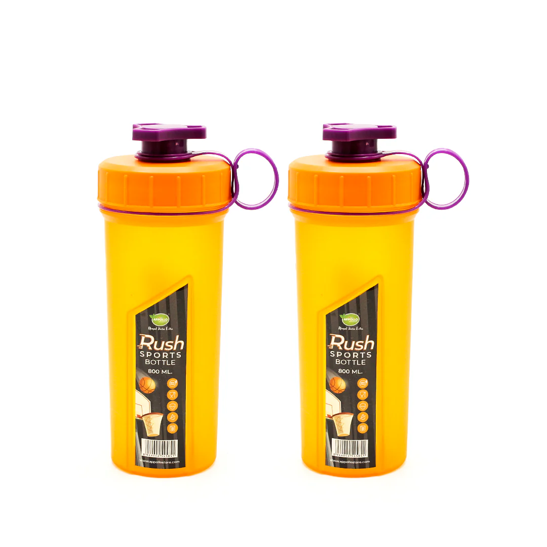 Rush Sports Water Bottle Small Pack of 2 - (800ml) - Image 3