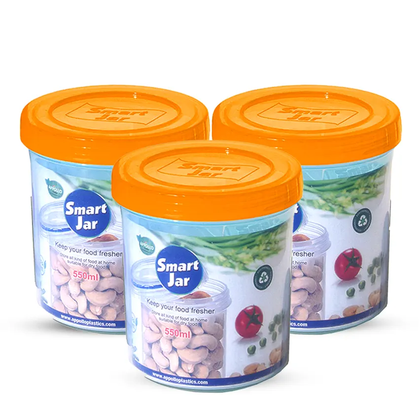 Smart Jar Pack of 3 Medium (550ml) - Image 4