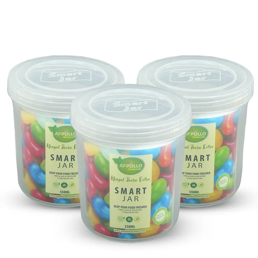 Smart Jar Pack of 3 Medium (550ml) - Image 5
