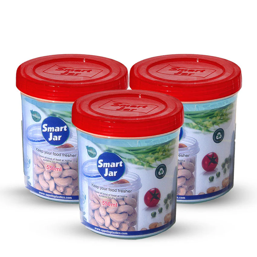 Smart Jar Pack of 3 Medium (550ml) - Image 8