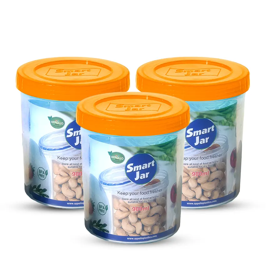 Smart Jar Pack of 3 Large - (900ml) - Image 4