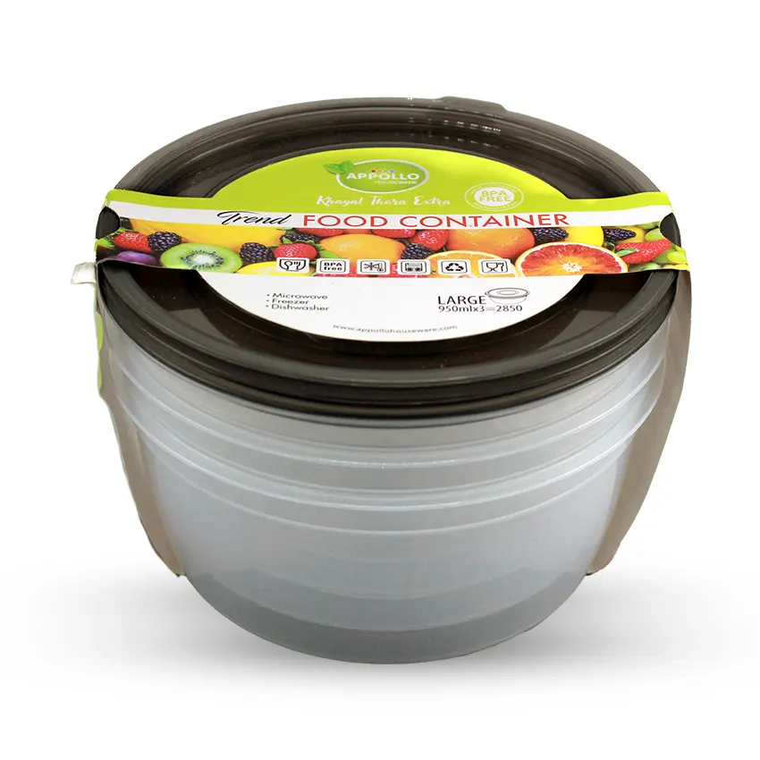 Trend Food Container Large Pack of 3 - (950ml) - Image 4